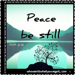 Peace be still